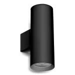 Surface-mounted wall light Duplo GU10 2 x Max. 8W Black
