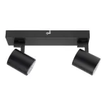 Spotlights series Kaplan 2 Bodies GU10 Black