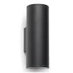 Surface-mounted wall light IP54 Orion Double Emission GU10 2 x Max. 8W Black