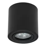 Surface-mounted ceiling light Era Surface Round IP20 GU10 Max. 8W Black