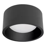 Surface-mounted ceiling light Jet Surface Ø162mm IP20 LED 18.7W SW 2700-3200-4000K ON-OFF Black 1306lm