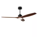 Fan Stem Evo ø1320mm Madera Oscura LED 2875 SW 3000-4000-5000K ON-OFF