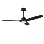Fan Stem Evo ø1320mm Black LED 2875 SW 3000-4000-5000K ON-OFF