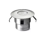 Recessed uplighting IP65-IP67 Gea LED Signaling ø45mm LED 0.5W 4000K Anodised aluminium 12lm