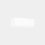 Surface-mounted wall light Ges Deco Rectangular 220mm E14 Max. 9W White 157lm