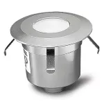 Recessed uplighting IP65-IP67 Gea LED Signaling ø60mm LED 1W 4000K Anodised aluminium 23lm