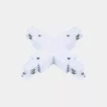 White "X" connector without frame