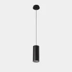 Pendant Pipe 170mm GU10 8W Black 302lm