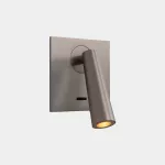 Reading lights Gamma Mix&Match Square LED 3.5W 2700K ON-OFF Satin nickel 137lm