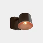 Surface-mounted wall light Drone Single LED 8.6W 2700K ON-OFF Brown 350lm