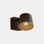 Surface-mounted wall light Drone Single LED 8.6W 2700K ON-OFF Brown 350lm