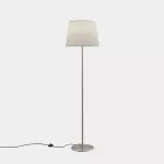 Floor lamp Metrica E27 100 Satin nickel. Shade not included.