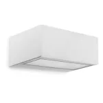 Surface-mounted wall light IP44 Nemesis Aluminium 70*170mm R7s Max.100W White 693lm