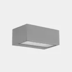 Surface-mounted wall light IP44 Nemesis Aluminium 70*170mm R7s Max.100W Grey 693lm