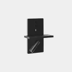 Reading lights E-lamp LED 12.3W 2700K ON-OFF Black 469lm