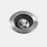 Recessed uplighting IP65-IP67 Gea Cob LED Technopolymer ø185mm LED 12.7W 3000K ON-OFF AISI 316 stainless steel 1276lm