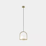 Pendant Coco Single E14 Max. 9W Painted gold 592lm