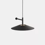 Surface-mounted wall light H LED 17W 2700K ON-OFF Black 627lm