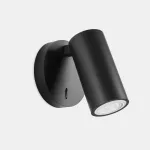 Surface-mounted wall light Simply GU10 Max. 8W Black 317lm