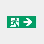 Right arrow pictogram