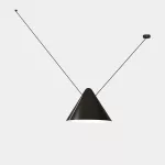 Pendant Super Attic Conic Shape V 2250mm E27 Max. 15W Black 916lm