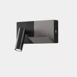 Reading lights E-lamp Mini LED 3.2W 2700K ON-OFF Black 137lm