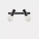 Bath IP44 Mist Double E14 18W Black 478lm