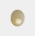 Surface-mounted wall light Trip ø300mm E14 Max. 9W Matte gold 207lm