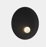 Surface-mounted wall light Trip ø460mm E14 Max. 9W Black 207lm