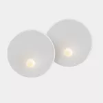 Surface-mounted wall light Trip Double ø460mm / ø460mm E14 2 x Max. 9W White 414lm