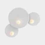 Surface-mounted wall light Trip triple ø300mm / ø460mm / ø300mm E14 3 x Max. 9W White 621lm
