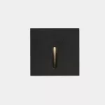 Recessed wall lighting IP66 Bat Square Lineal LED 2.2W 2700K Urban grey 10lm
