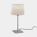 Table lamp Metrica Square E27 Max. 15W Satin nickel 476lm