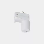 Casambi presence and light sensor for three-phase track, white finish. Detection diameter 3.75 m at 3 m height. 230 V