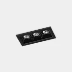 Recessed ceiling lights Bento Standard 3 LEDS Trim LED 6.1W 3000K CRI 92 15.8º Black IP23 616lm