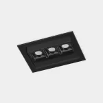 Recessed ceiling lights Bento Adjustable 3 LEDS LED 6.1W 2700K CRI 92 37.5º Black IP23 689lm
