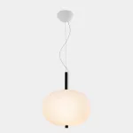 Pendant Ilargi Ø395 LED 25.5W 2700K DALI/PUSH Madera Oscura 1507lm