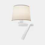 Surface-mounted wall light Hall Slim Screen Left LED E27 17.4W 2700K ON-OFF White 150lm