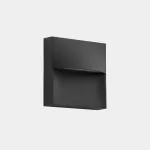 Surface-mounted wall light IP66 Sam 140mm LED 3.5W SW 2700-3200-4000K ON-OFF Black 269lm