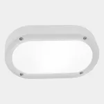 Surface-mounted wall light IP66 Basic Oval LED 8.5W SW 2700-3200-4000K ON-OFF White 793lm