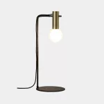 Table lamp Nude Curved E27 Max. 15W Matte gold 1520lm