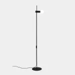 Floor lamp Nude Single E27 Max. 15W Black 1520lm