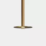 Accessory Candle aluminium disc Brass