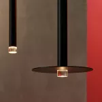 Accessory Candle aluminium disc Black