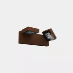 Surface-mounted wall light IP66 Modis Optics Double 430mm LED 40.2W 4000K ON-OFF Brown 2602lm