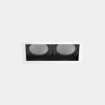 Recessed ceiling lights Multidir Evo Big Double Recessed Trim LED 37.7W 3000K CRI 92 DALI-2/PUSH White IP54 4462lm