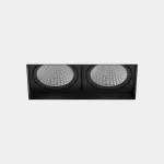 Recessed ceiling lights Multidir Evo Big Double Recessed Trimless LED 92W 3000K CRI 92 11º DALI-2/PUSH Black IP54 10156lm
