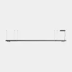 Lineal lighting system Apex Lineal Pendant 3180mm 4 Spots 30mm 57W 4000K CRI 92 DALI White IP20 4582lm