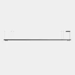 Lineal lighting system Apex Lineal Pendant 1595mm 2 Spots 52mm 50.7W 3000K CRI 92 DALI Black IP20 4515lm