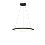 Pendant Circular Inward ø600 Surface LED 39W 2700K 0-10V Black 2225lm